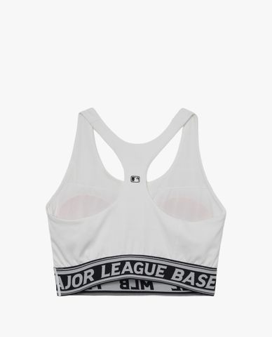  MLB - Women's Basic Athleisure Lettering Sports Bra 