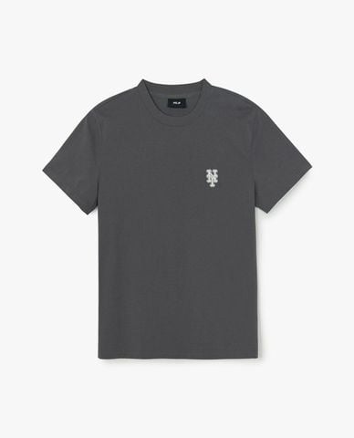  MLB - Unisex Basic Logo Round Neck Short Sleeve T-Shirt 