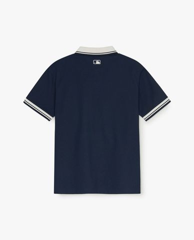  MLB - Unisex Basic Block Comfortable Polo Shirt 
