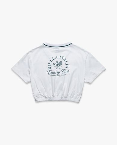  FILA - Women's V Neck Short Sleeve Croptop Origin 