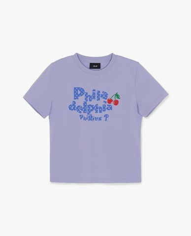  MLB - Women Letter Cherry Croptop 
