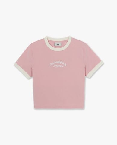 MLB - Women Sportive Lettering Croptop 
