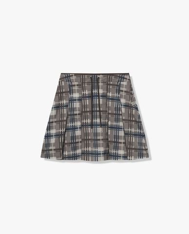  FILA - Women Plaid Mini Pleated Skirt 