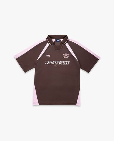  FILA - Unisex Sports x Balletcore Short Sleeve Polo Shirt 