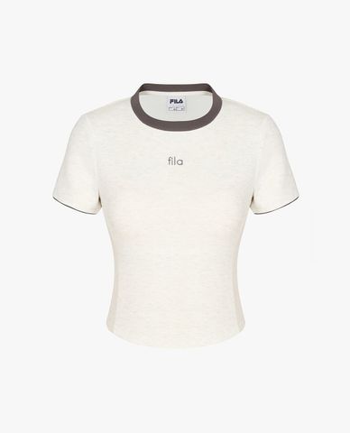  FILA - Women Round Neck Slim Fit T Shirt 