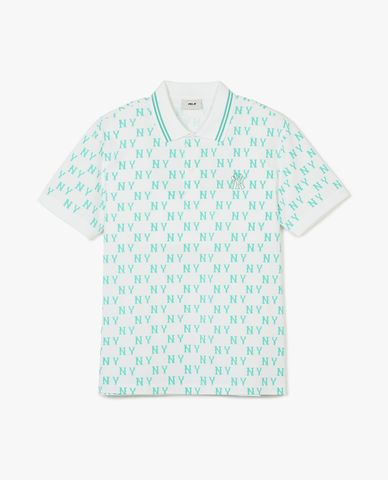  MLB - Unisex Classic Monogram Plate Pattern Polo Shirt 