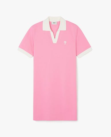  MLB - Women Mini Basic Small Logo Polo Dress 