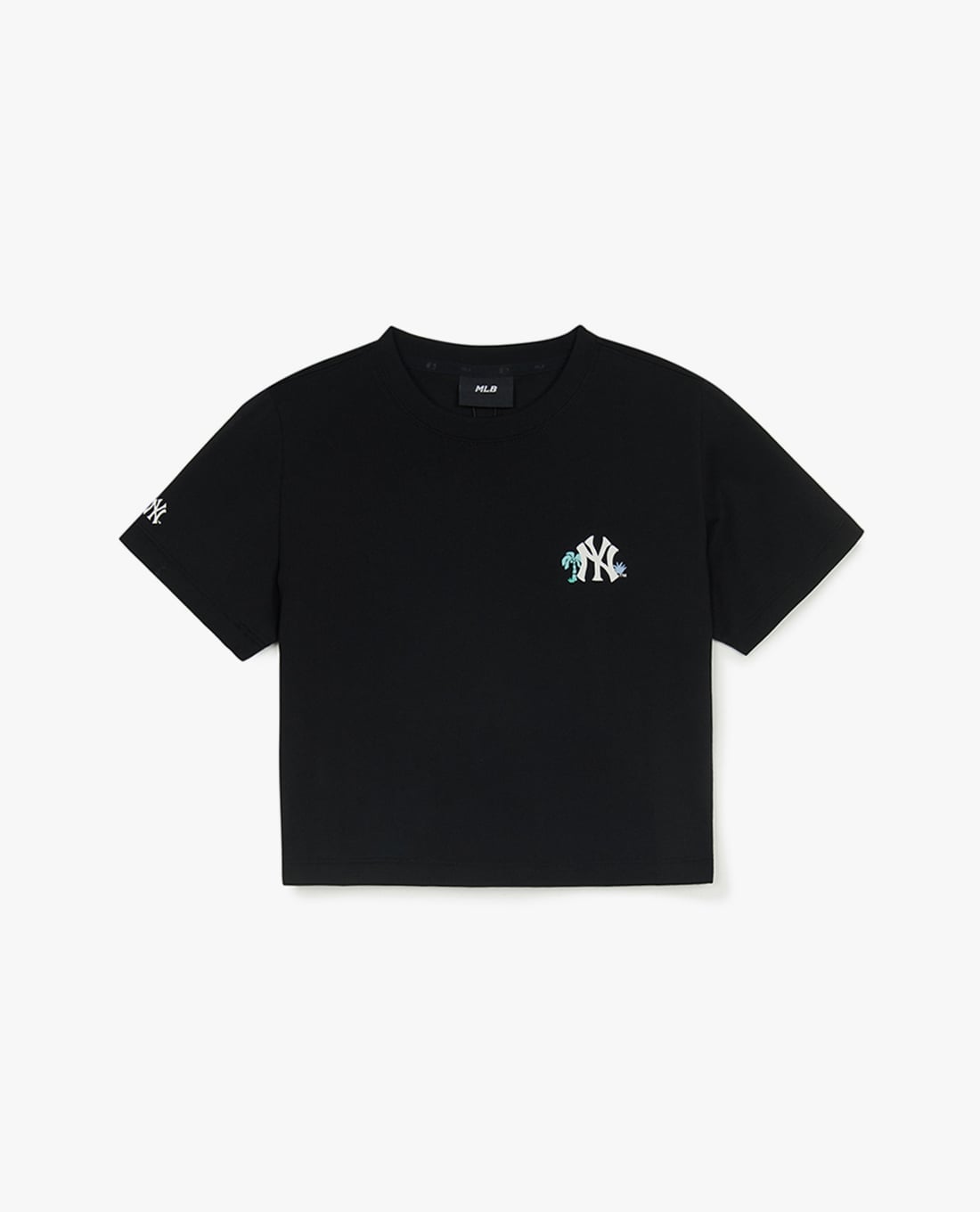 MLB - Women Printed Short Sleeve Croptop