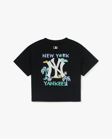  MLB - Women Printed Short Sleeve Croptop 