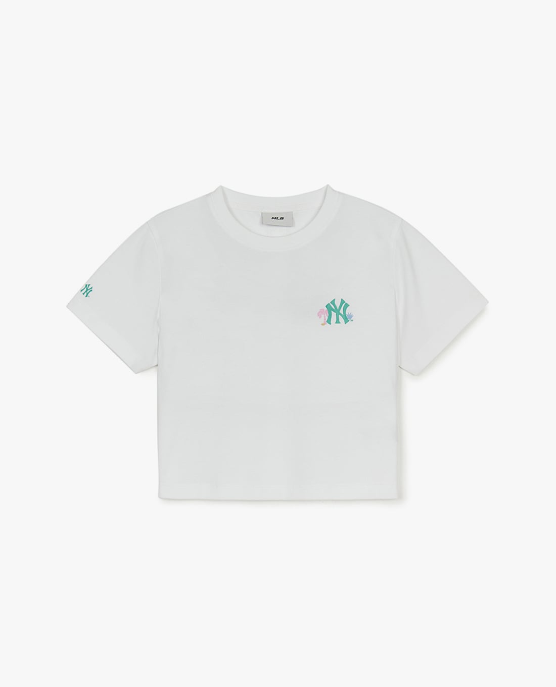 MLB - Women Printed Short Sleeve Croptop