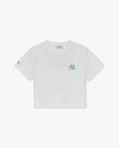  MLB - Women Printed Short Sleeve Croptop 
