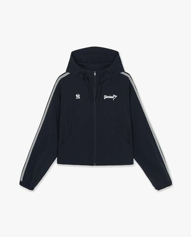  MLB - Women Varsity Sporty Hooded Lightweight Jacket 