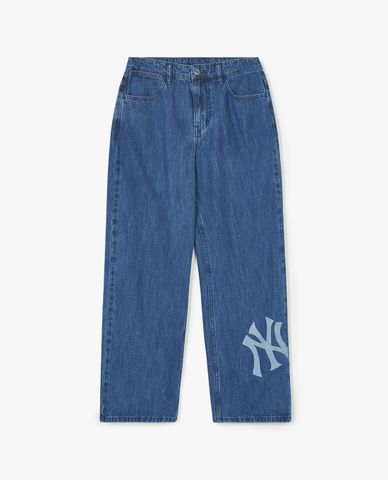  MLB - Men New York Yankees Wide Leg Jeans 