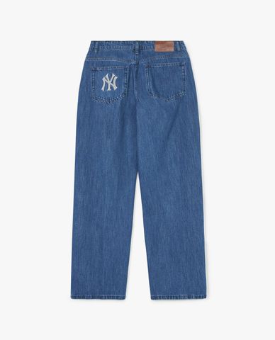  MLB - Men New York Yankees Wide Leg Jeans 