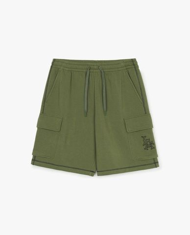  MLB - Unisex Basic Coopers Logo Wide-Leg Shorts 