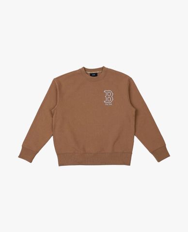  MLB - Unisex Crewneck Long-Sleeve Sweatshirt with Logo 