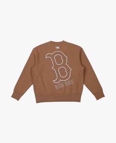  MLB - Unisex Crewneck Long-Sleeve Sweatshirt with Logo 