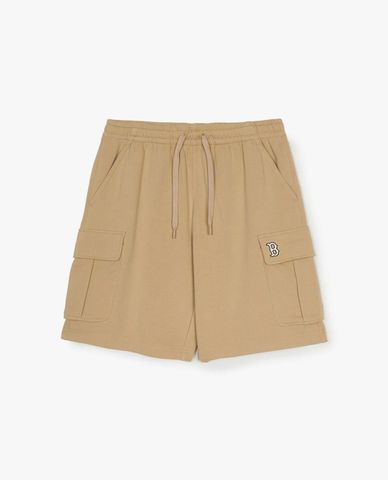  MLB - Unisex Basic Small Logo Wide-Leg Shorts 