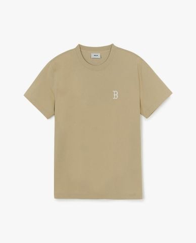  MLB - Unisex Basic Logo Round Neck Short Sleeve T-Shirt 