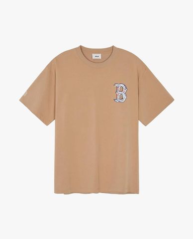  MLB - Basic Colorful Mega Logo Unisex Short-Sleeve Crewneck T-shirt 