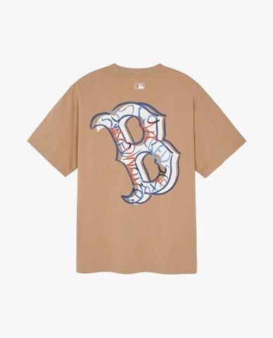  MLB - Basic Colorful Mega Logo Unisex Short-Sleeve Crewneck T-shirt 