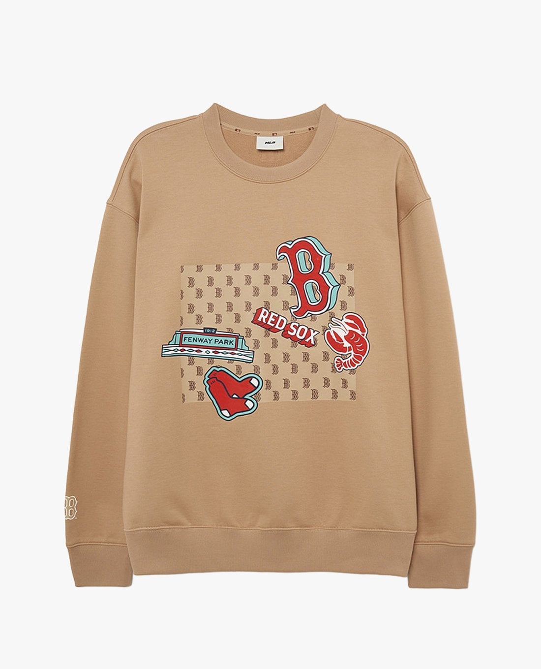 MLB - Unisex Fashion Loose Fit Long Sleeve Round Neck Sweatshirt