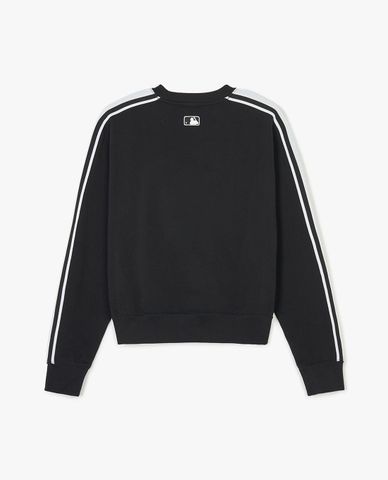  MLB - Women's Crewneck Sweatshirt, Long Sleeves, Sportive Varsity Track 