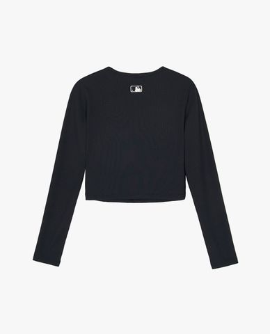  MLB - Women's Long Sleeve Croptop Varsity 