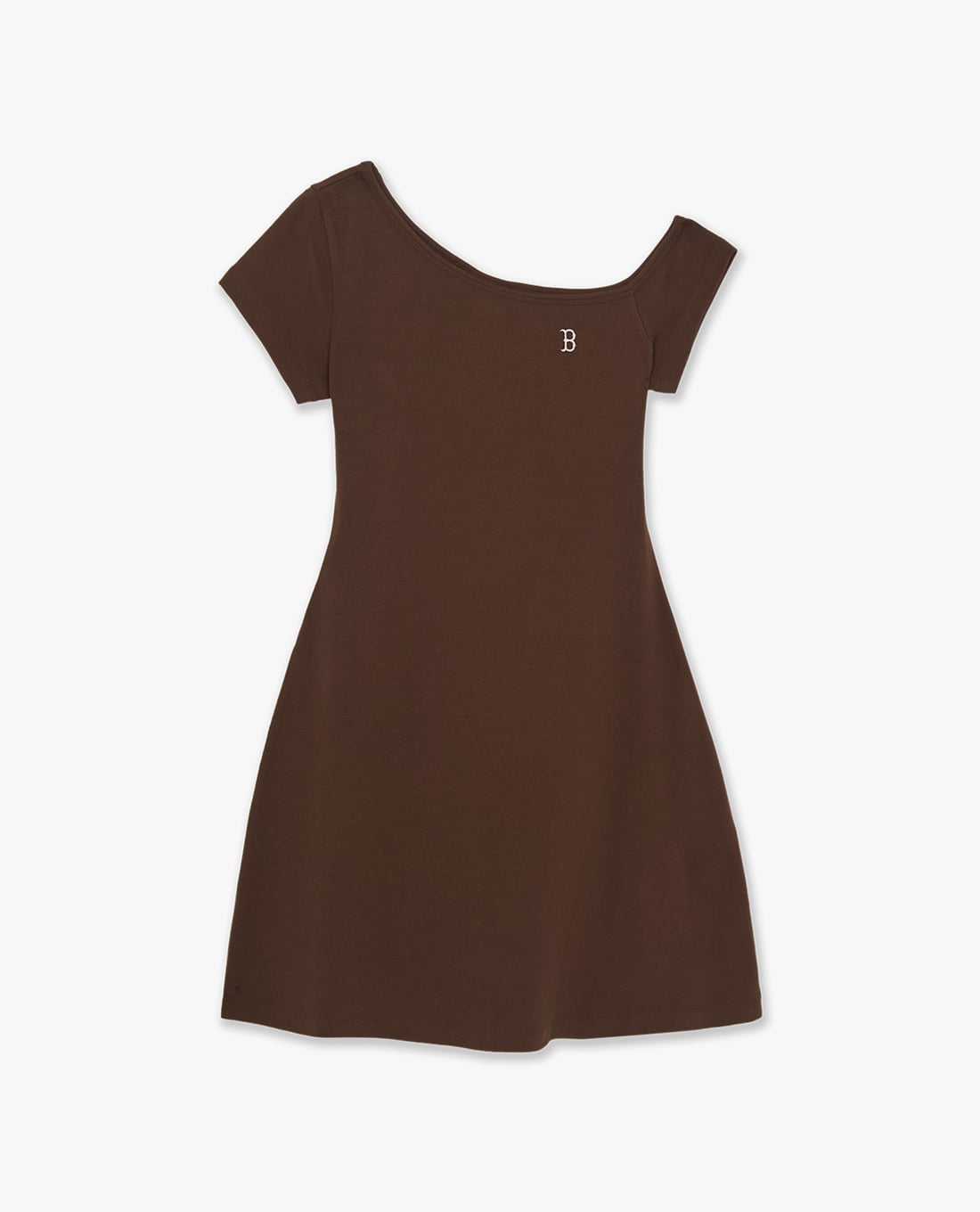 MLB - Women Mini Knit Off Shoulder Dress