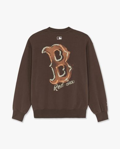  MLB - Unisex Round Neck Long Sleeve Sweatshirt Colorful Mega Logo 