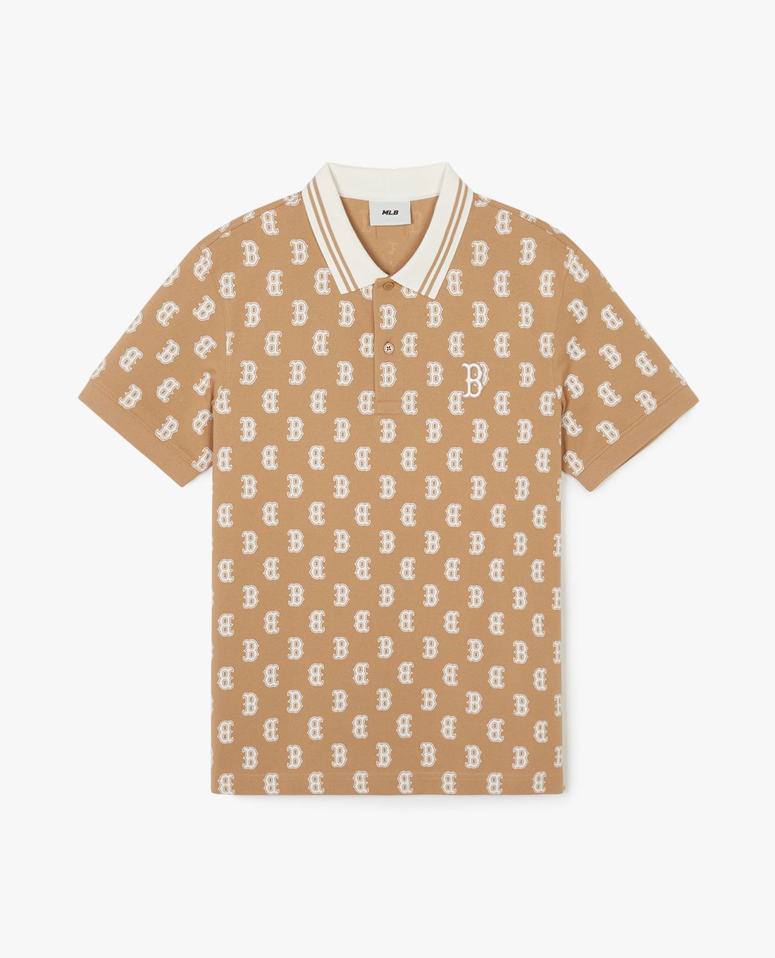 MLB - Unisex Short-Sleeve Polo Classic Monogram Plate Pattern Kara