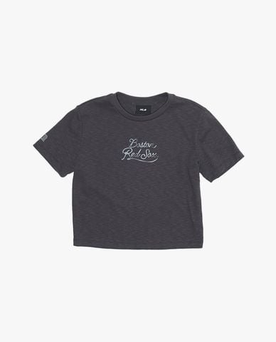 MLB - Women Round Neck Short Sleeve Croptop 