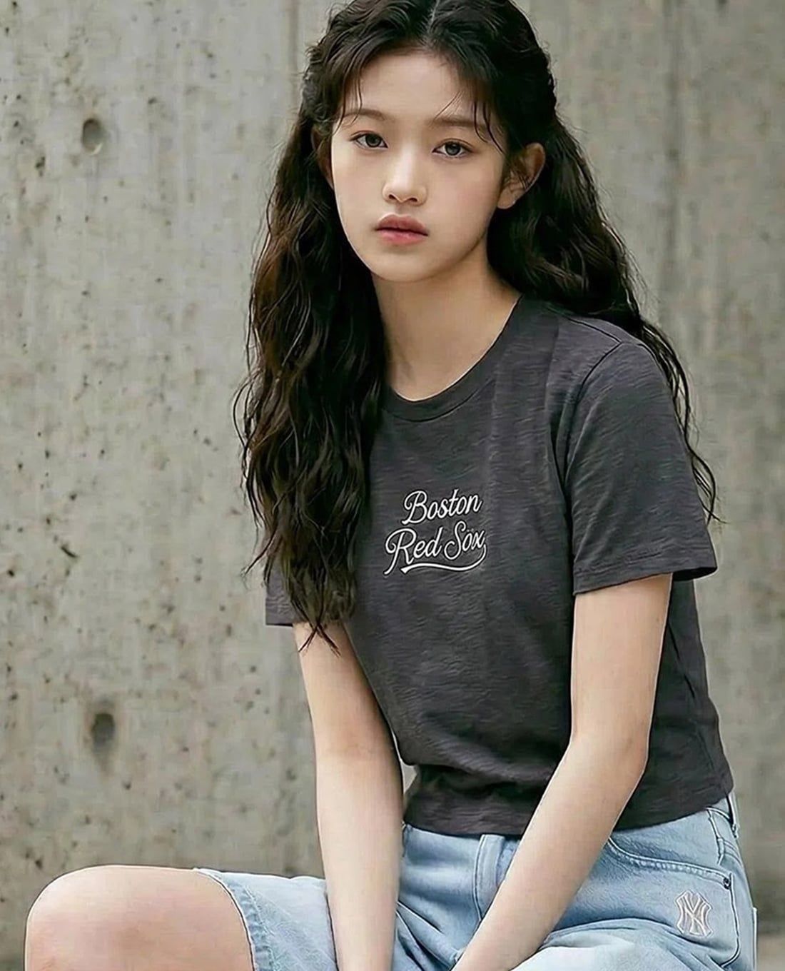 MLB - Women Round Neck Short Sleeve Croptop