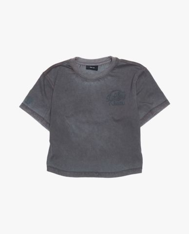  MLB - Women's Logo Short-Sleeve Crewneck Croptop 