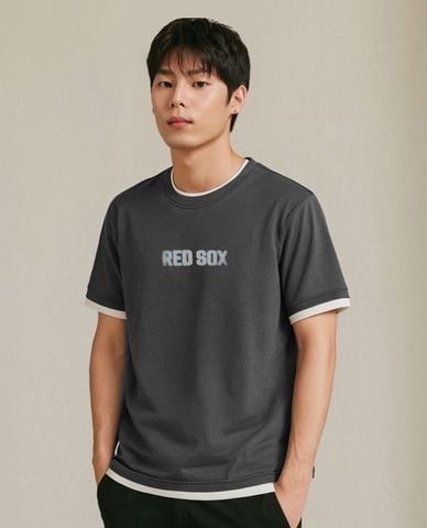  MLB - Unisex Varsity Round Neck Short Sleeve T-Shirt 
