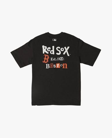  MLB – Unisex Basic Street Color Letter Logo Short-Sleeve T-Shirt 