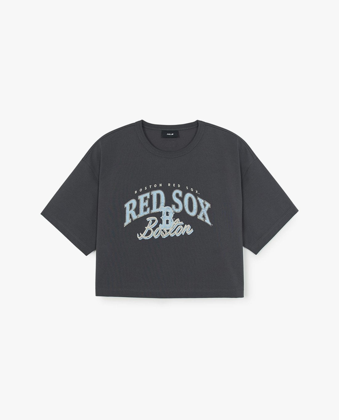 MLB - Female Varsity Croptop Round Neck Short Sleeve