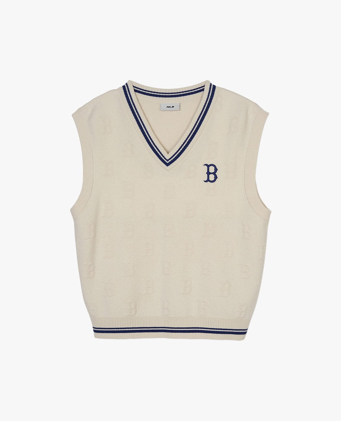 MLB - Unisex V Neck Monogram Puffer Vest