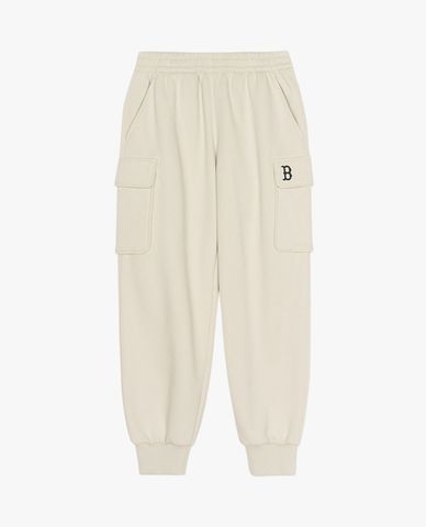  MLB - Basic Small Logo Unisex Elastic-Waist Jogger Pants 
