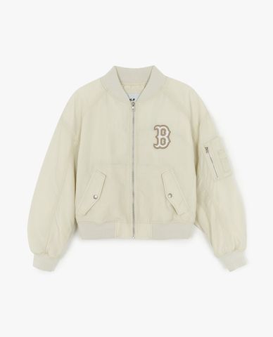  MLB - Women's Basic Nylon Bomber Jacket 