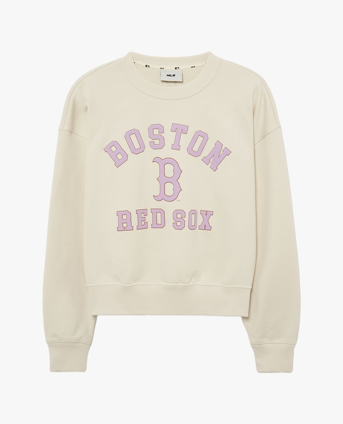 MLB - Women's Long Sleeve Croptop Varsity Sweatshirt