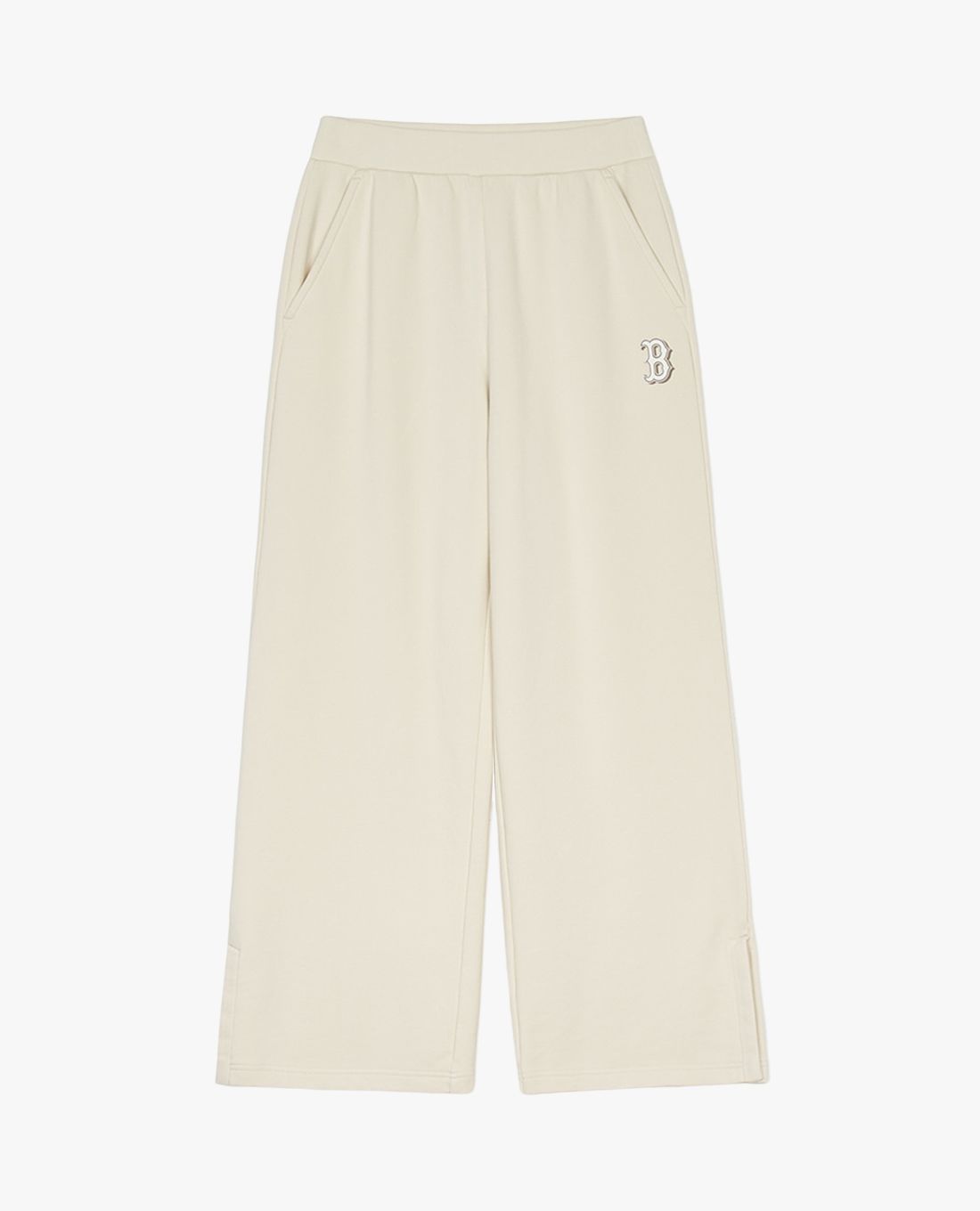 MLB - Women's Wide-Leg Elastic Waist Pants Boston Red Sox