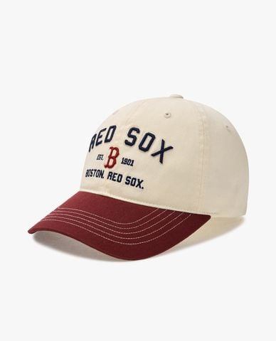  MLB - Unisex Color Block Varsity Lettering Unstructured Baseball Cap 