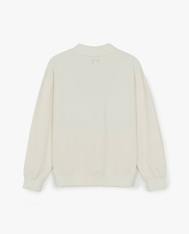  MLB - Unisex Basic Cursive Collar Long Sleeve Sweatshirt 