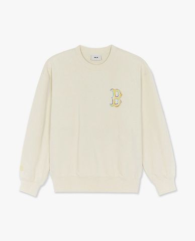  MLB - Unisex Sweatshirt Crewneck Long Sleeve Colorful Mega Logo Sweatshirt 