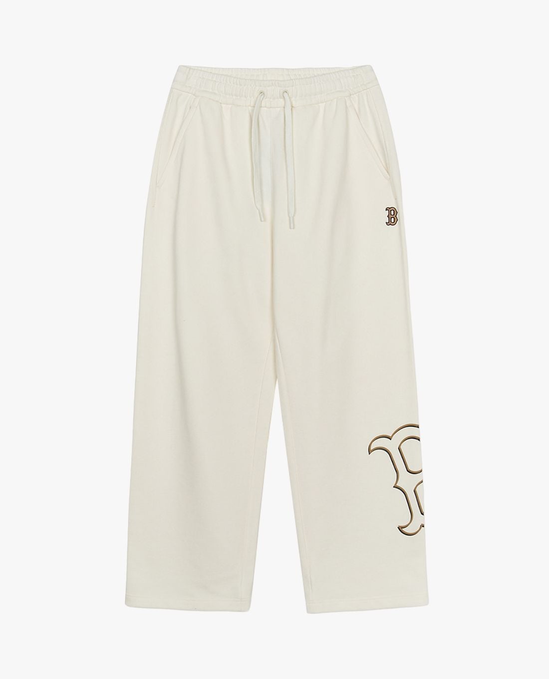 MLB – Unisex Wide-Leg Sweatpants with Elastic Waist and Basic Megalogo