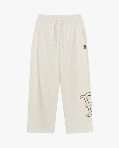  MLB – Unisex Wide-Leg Sweatpants with Elastic Waist and Basic Megalogo 