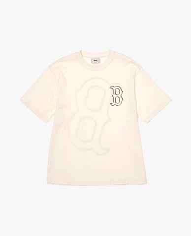  MLB – Unisex Short Sleeve Crew Neck T-Shirt Basic Mega Logo 