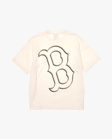  MLB – Unisex Short Sleeve Crew Neck T-Shirt Basic Mega Logo 