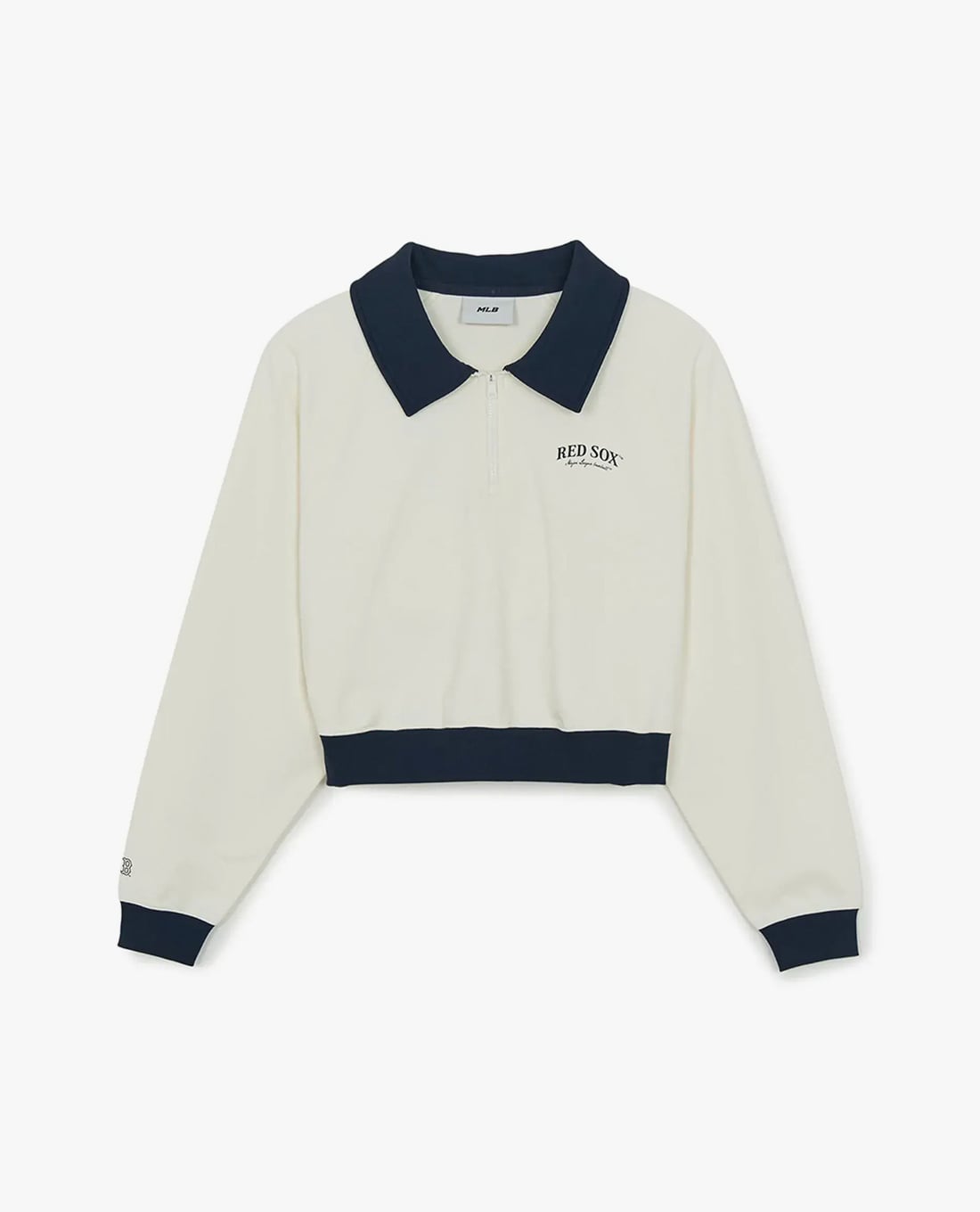 MLB - Women Varsity Sportive Collar Long Sleeve Sweatshirt